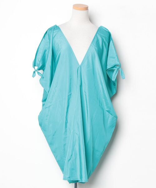 LANVIN en Bleu 「LANVIN Bleu」 ノースリーブワンピース - ブルー