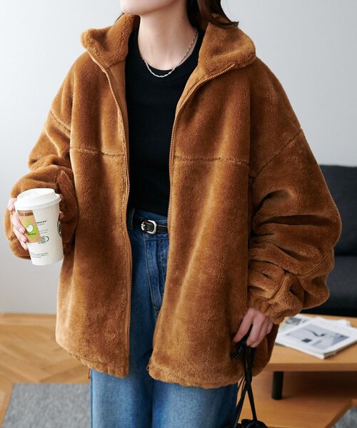 Discoat（ディスコート） ブルゾン アウター 「ユニセックス」フェイク