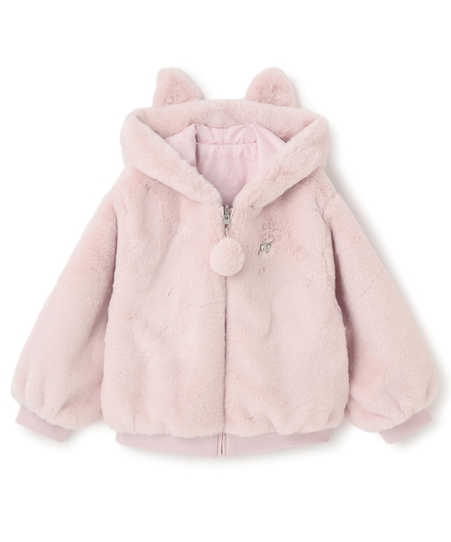 mezzo piano ブルゾン アウター リバーシブル フェイクファーブルゾン