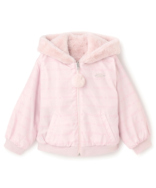 mezzo piano ブルゾン アウター リバーシブル フェイクファーブルゾン