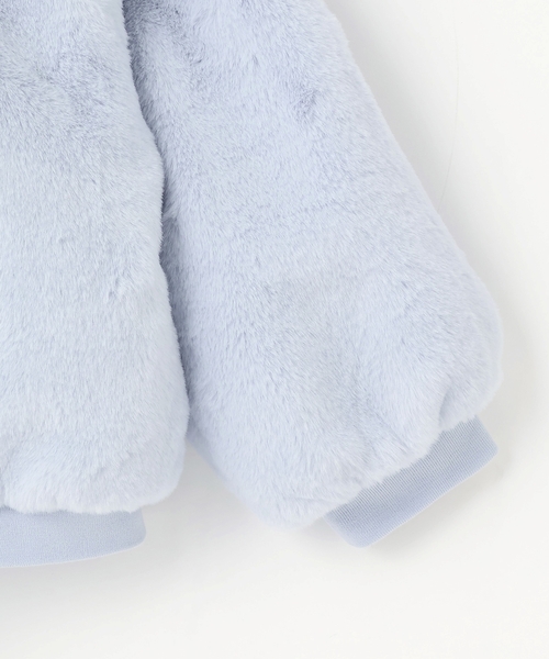 mezzo piano ブルゾン アウター リバーシブル フェイクファーブルゾン