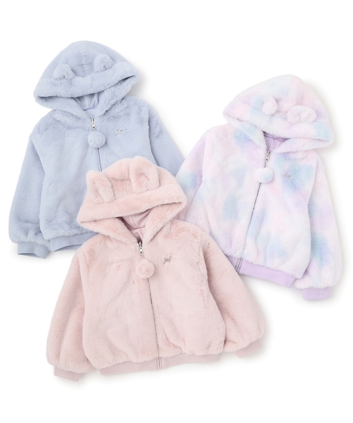 mezzo piano ブルゾン アウター リバーシブル フェイクファーブルゾン