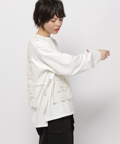 niko and…（ニコアンド） ベスト FREE ホワイト レディース : ZOZOTOWN