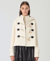 【超美品】BLUE LABEL CRESTBRIDGE　ダッフルコート　ブルー ツイルメルトンショートダッフルコート（ダッフルコート）｜BLUE LABEL