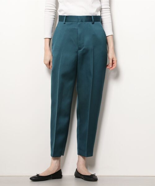 「LOEFF」 スラックス 0 グリーン レディース_画像2