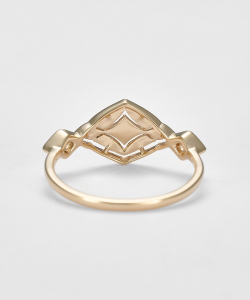 agete（アガット） 指輪 リング K10ダイヤモンドリング（0.11ct