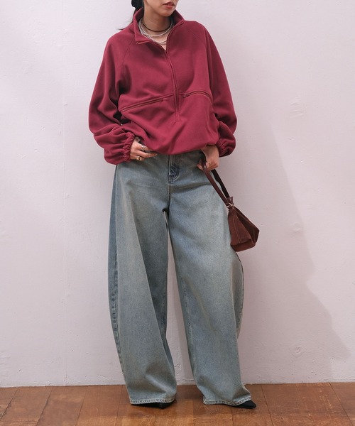 AKTE エクストラボリュームフリースプルオーバー AKTE（アクテ）の「エクストラボリュームフリースプルオーバー（その他