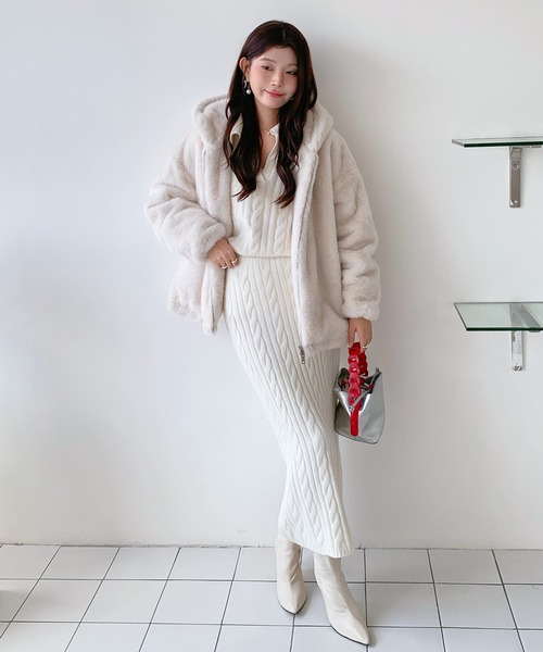 セットアップ ケーブルニットセットアップ レディース : ZOZOTOWN