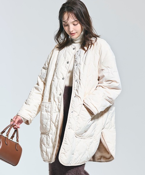 【美品】 RYOKO KIKUCHI リバーシブル ミドルコート リアルファー coca｜リバーシブルファーキルティングミドルコート | Rakuten Fashion