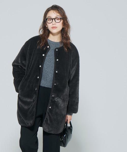 美品　coach コーチ キルティング ジャケット ミドル コート ブラック 楽天市場】コーチ（ブランドコーチ）（コート・ジャケット｜レディース