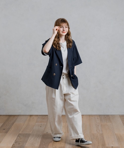 「MUHET」 半袖Tシャツ MEDIUM レッド レディース_画像3