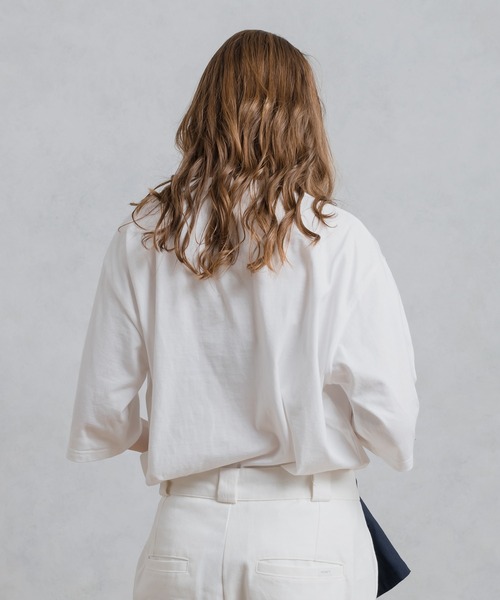 「MUHET」 半袖Tシャツ MEDIUM レッド レディース_画像6