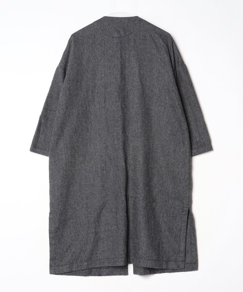 新品　マーブルシュッド　ノーカラーコート marble SUD（マーブルシュッド） ノーカラーコート - ブラック