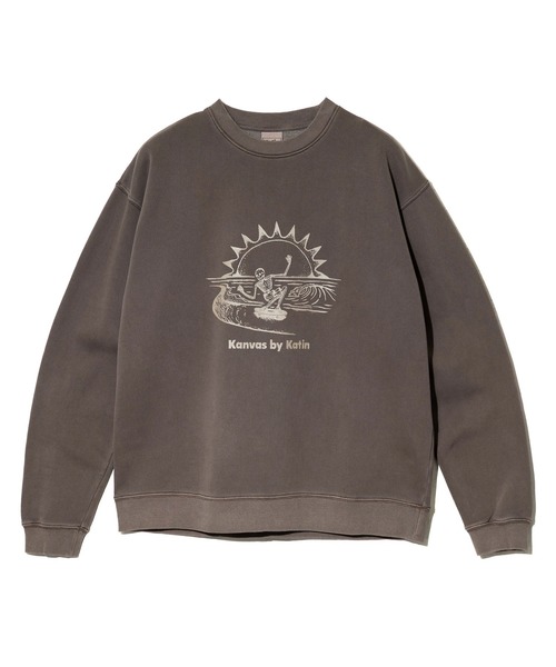 KATIN（ケイティン） トレーナー スウェット スカル製品染めトレーナー