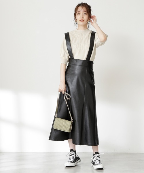 「N.（N. Natural Beauty Basic）」 半袖ニット MEDIUM クリーム レディース_画像8