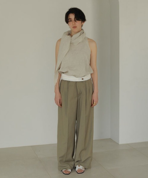 ETRE TOKYO（エトレトウキョウ） パンツ S ネイビー レディース