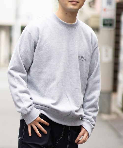 「gym master」 スウェットカットソー MEDIUM ブラック メンズ_画像3