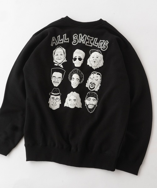 「gym master」 スウェットカットソー MEDIUM ブラック メンズ_画像8