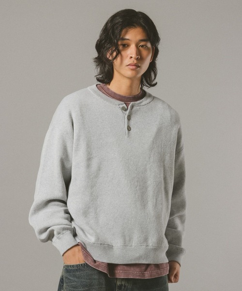 RAGEBLUE（レイジブルー） セーター ニット HENRY NECK KNIT PULLOVER