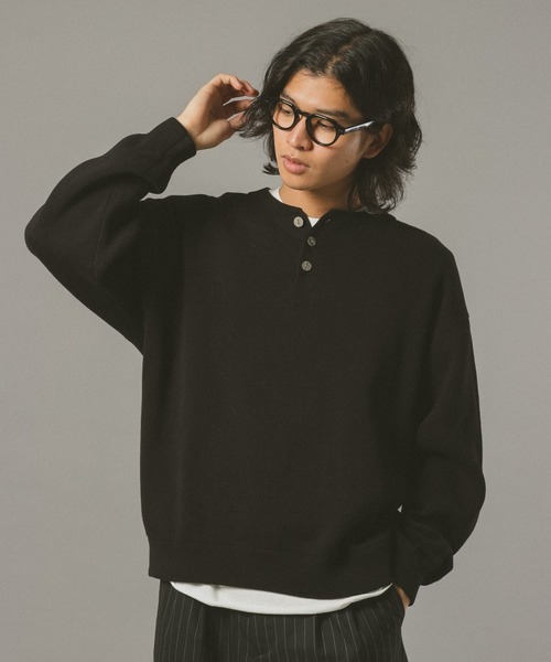 ニット/セーター RH knit RAGEBLUE（レイジブルー） セーター ニット HENRY NECK KNIT PULLOVER