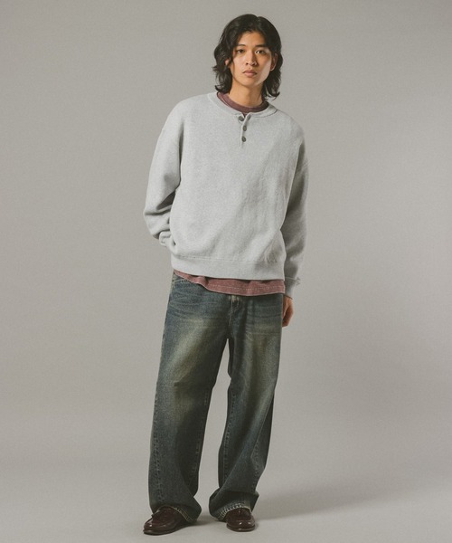 RAGEBLUE（レイジブルー） セーター ニット HENRY NECK KNIT PULLOVER