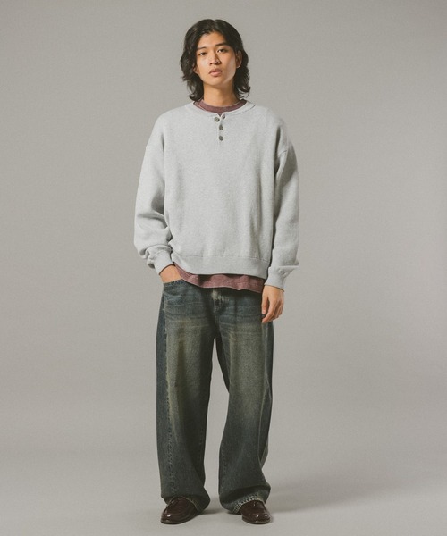 RAGEBLUE（レイジブルー） セーター ニット HENRY NECK KNIT PULLOVER