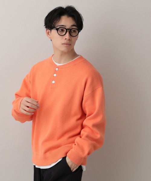 RAGEBLUE（レイジブルー） セーター ニット HENRY NECK KNIT PULLOVER