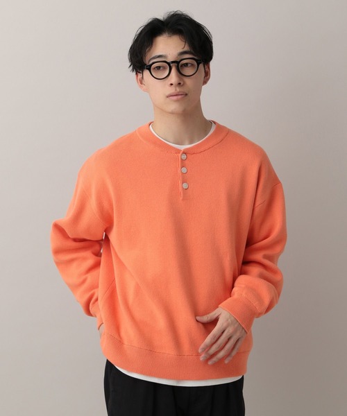 ニット/セーター balloon henry neck mesh knit RAGEBLUE（レイジブルー） セーター ニット HENRY NECK KNIT PULLOVER