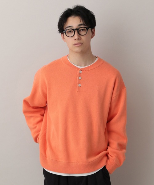 RAGEBLUE（レイジブルー） セーター ニット HENRY NECK KNIT PULLOVER