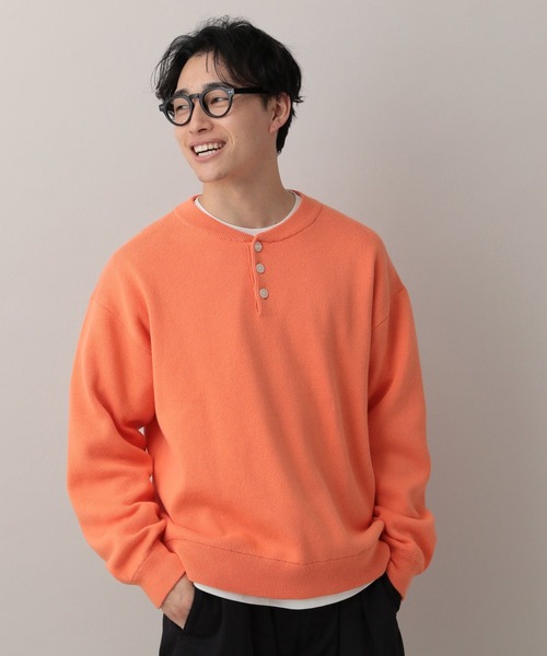 RAGEBLUE（レイジブルー） セーター ニット HENRY NECK KNIT PULLOVER