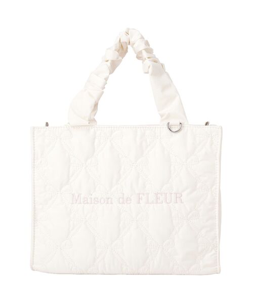Maison de FLEUR（メゾンドフルール） ハンドバッグ ギャザーハンドル
