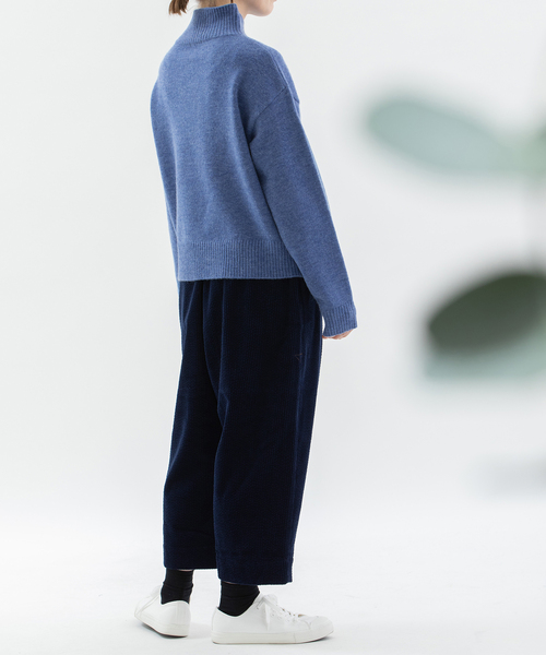 nop de nod（ノップドゥノッド） ニット セーター スワンインターシャ