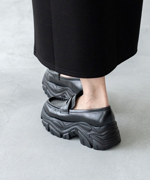 「menue」 シューズ 40 ブラック レディース_画像8