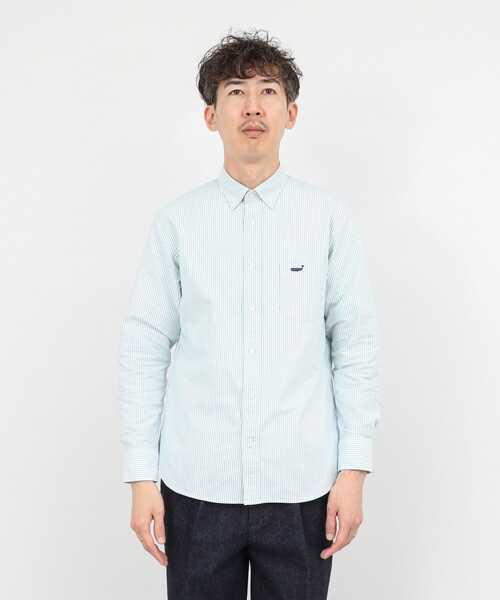3.29まで出品【新品60%OFF】NobleソフトオーガンジーWボタンシャツ Noble（ノーブル）の「ソフトオーガンジーWボタンシャツ◇（シャツ