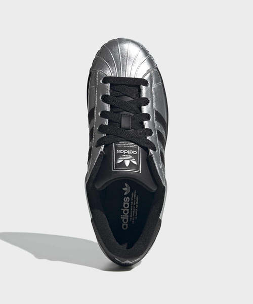 グリッター ブラック シルバー スニーカー adidas（アディダス） スニーカー 「adidas / アディダス」スーパー