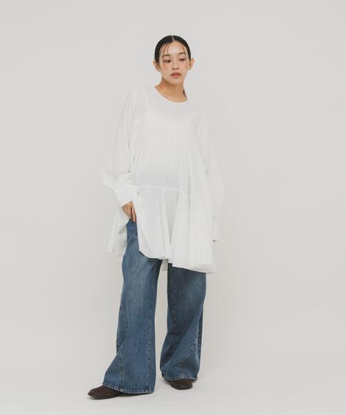 KBF（ケービーエフ） ワンピース 2WAYボリュームヘムミニワンピース