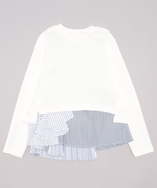 エレンディーク　トップス　オフホワイト ELENDEEK（エレンディーク） 長袖カットソー FREE オフホワイト