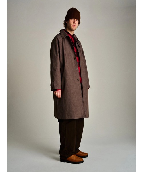 L・B・M 1911/ CAR COAT ウールメンズコート ボルドー / 46 POP TRADING COMPANY（ポップトレーディングカンパニー） コート