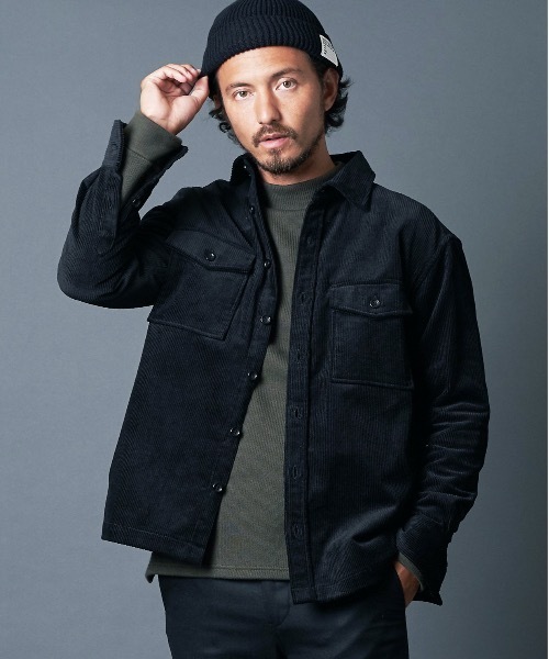 「Magine」 コーデュロイジャケット 46 ブラック メンズ_画像3