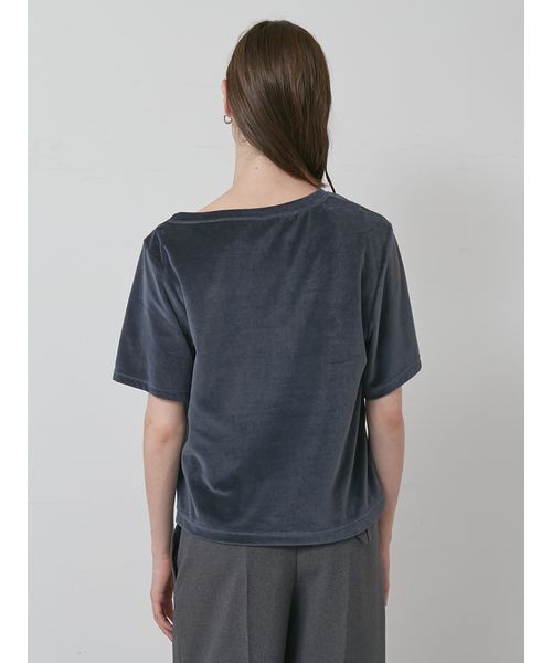 「styling/」 半袖Tシャツ F ブラック レディース_画像3