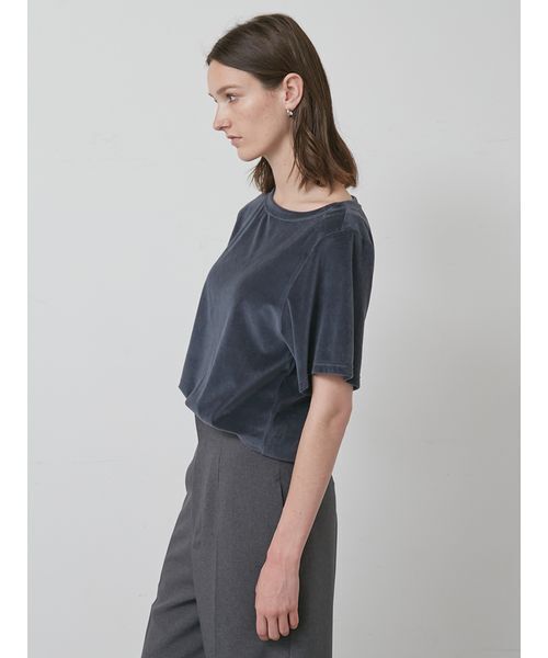 「styling/」 半袖Tシャツ F ブラック レディース_画像4