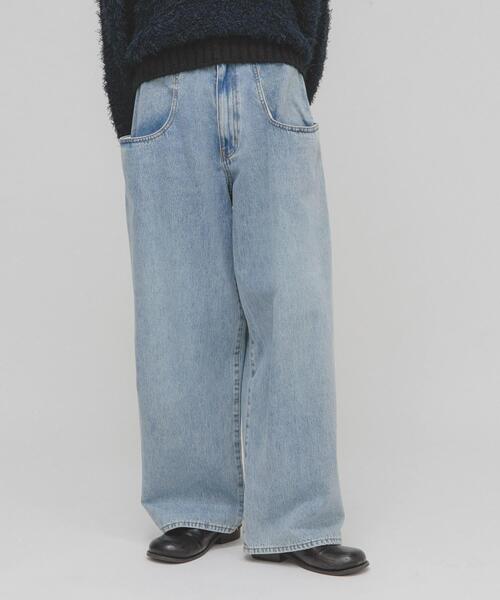 KBF（ケービーエフ） デニムパンツ 34 ブルー レディース : ZOZOTOWN