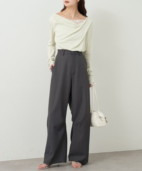 mystic（ミスティック） スラックス パンツ 「3サイズ展開」26SSカーブ