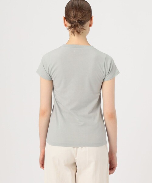 「v::room」 半袖Tシャツ 1 グレー レディース_画像4