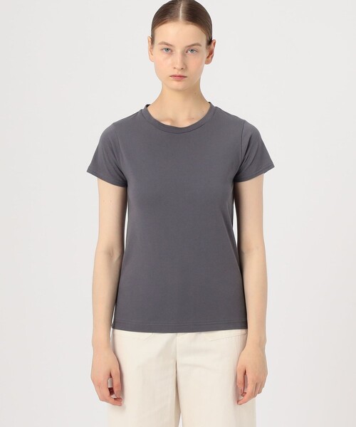 「v::room」 半袖Tシャツ 1 グレー レディース_画像9