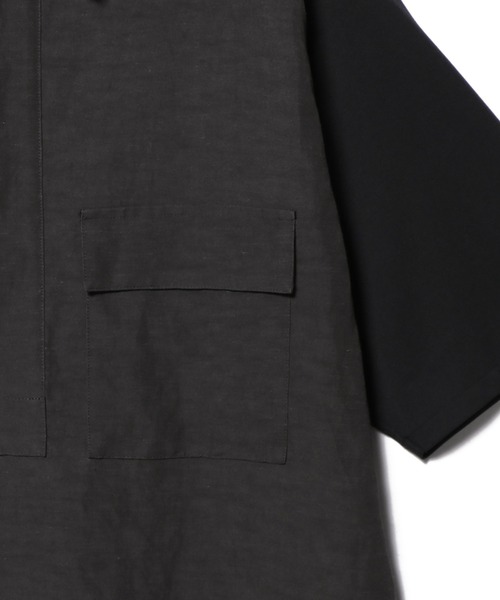 「COLUMN」 半袖シャツ MEDIUM グレー メンズ_画像5