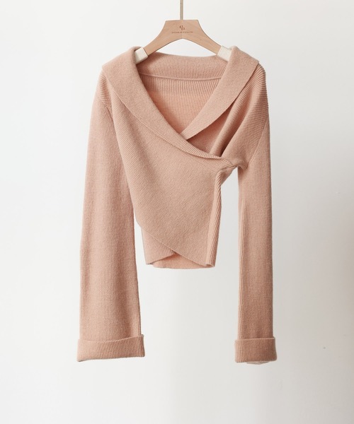 「SAISON DE PAPILLON」 長袖ニット M ブラック レディース_画像2