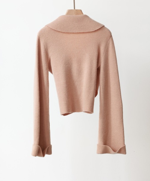 「SAISON DE PAPILLON」 長袖ニット M ブラック レディース_画像3