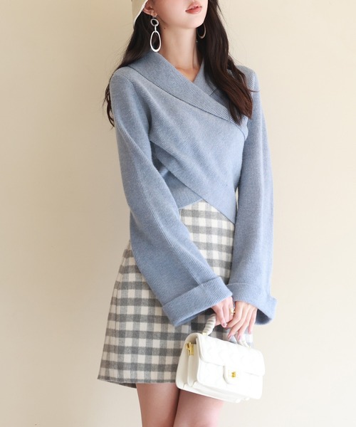 「SAISON DE PAPILLON」 長袖ニット M ブラック レディース_画像8