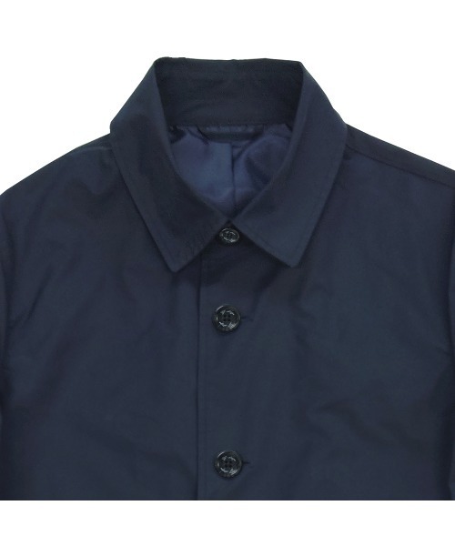 「g-stage」 ステンカラーコート 46 ネイビー メンズ_画像8